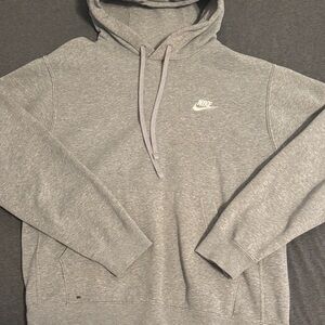 Nike Men's Heather Gray Hoodie